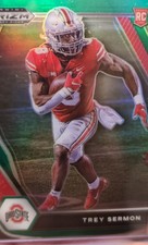2021 Panini Prizm Draft Picks - Trey Sermon #159 Green Prizm (RC)