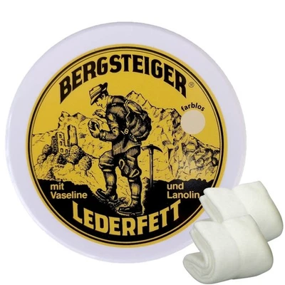 SCHWEIZER EFFAX GMBH Lederfett Effax Bergsteiger Lederfett farblos 150 ml inkl. 2 Viskosetüchern