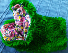 Handpuppe FROSCH Kinder Kuscheltier Plüschtier Rollenspiele - HANDARBEIT