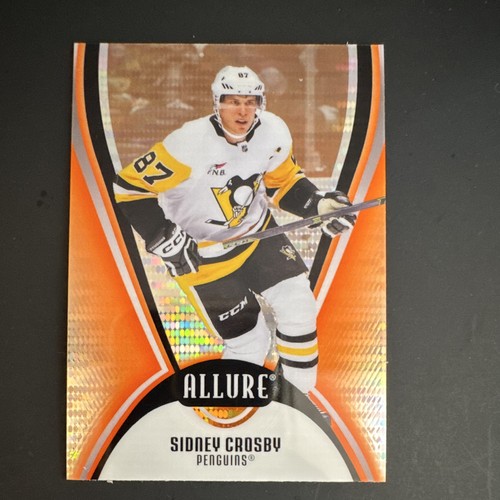 Upper Deck 2025-26 Allure Sidney Crosby Penguins #87 NHL Orange Slice Parallel