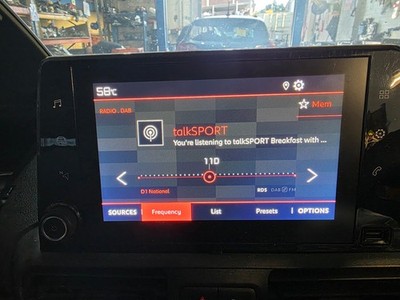 2019 CITROEN BERLINGO 1000 K9 1.6 BLUEHDI MK3 MULTIMEDIA DISPLAY SCREEN REF14747