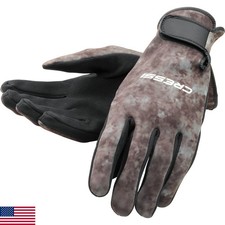 Cressi Hunter Gloves 2 Mm Camouflage Gloves, Camo Brown, 2 Mm, S USW023501