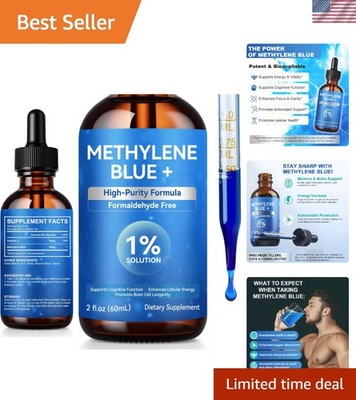 Blue Supplement - Pharmaceutical Grade, 2 FL OZ, 1% USP Grade, Liquid