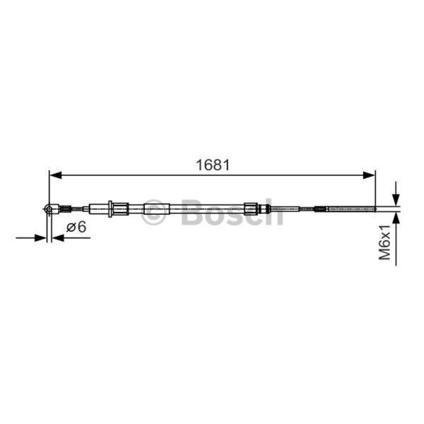 Bosch Handbremsseil Bremsseil Hinten Links Rechts Passend FüR BMW 3Er Compact-image