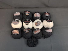 12 Knit One Crochet Too 100% Cashmere Lot White Black
