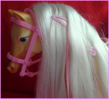 BARBIE-PFERD "TAWNY" 1GENERATION MATTEL PFERD 2006 FUNKTIONIERT =1A =Traumpferd