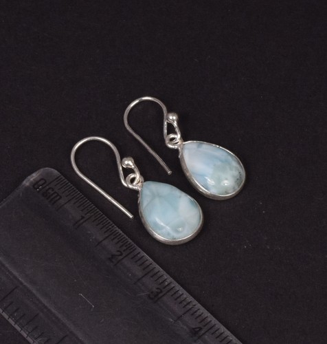 925 Solid Sterling Silver Green Onyx,Garnet Multi Stone Hook Earring Ji760 - Picture 25 of 81