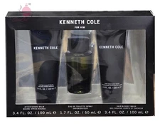 Kenneth Cole cologne 3 Pc Set -1.7oz EDT Sp+3.4oz Body Wash+After Shave 