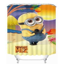 Cute And Clever Dwarf 3D Shower Curtain Polyester Bathroom Decor Waterproof