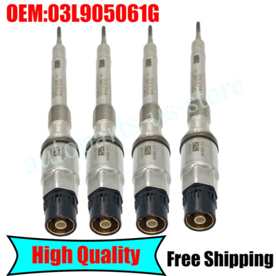 4PCS Glow Plug For Audi A3 Q7 VW Touareg Beetle Golf Passat Jetta 03L905061G