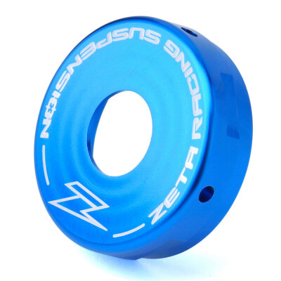 ZETA Racing Stoßdämpfer End Cap Verschlussdeckel WP 50mm blau DE56-12049