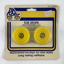 Vintage Reilly Rollers Toe Stops Stock 037 Made In USA Urethane Toe-Stops NOS