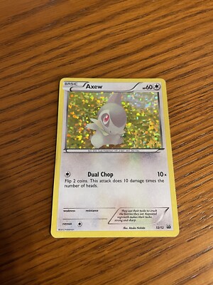 Pokémon TCG Axew McDonalds Promos 12/12 Holo Promo