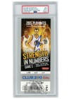 Stephen Curry Autographed 2015 Playoffs Round 1 Game C Ticket PSA 9 PSA/DNA 10