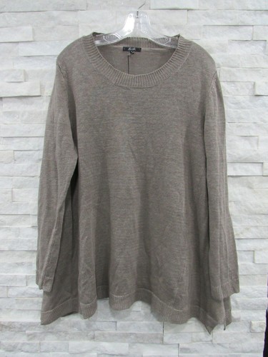NWT G9C United Knitwear Taupe Linen 