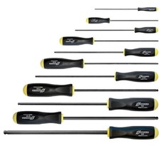 11pc Set Hex Ball Driver Long ScrewDrivers 5/...