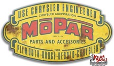 Mopar-1r 24x13.3 Rusty Dodge Mopar Parts And Accessories Sticker Decal