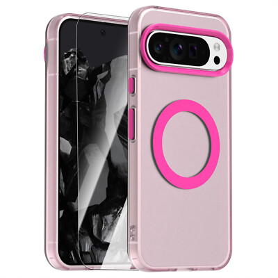 For Google Pixel 10 Pro XL/9/9A Shockproof Case Mag Safe Case/Screen Protector
