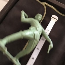 1963 Louis Marx Russian Army Man Throwing Grenade 5" Tall