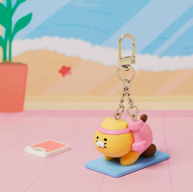 【韓国スタバ】KAKAO FRIENDS★MyBuddy Choonsik Keychain Starbucks Korea 2024 MyBuddy Choonsik Plush Keychain Doll