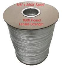 58 X 2500 Pull Line Flat Tree Tie Rope Strap Cable Mule Bull Tape Cord Webbing