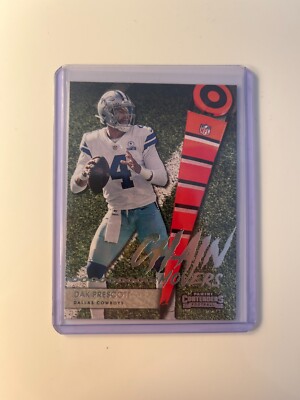 Dak Prescott Cowboys 2021 Panini Contenders Chain Movers #CM-DPR