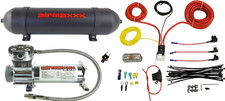 Airmaxxx Chrome 400 Compressor Kit 120150 Switch 3 Gal Black Aluminum Air Tank