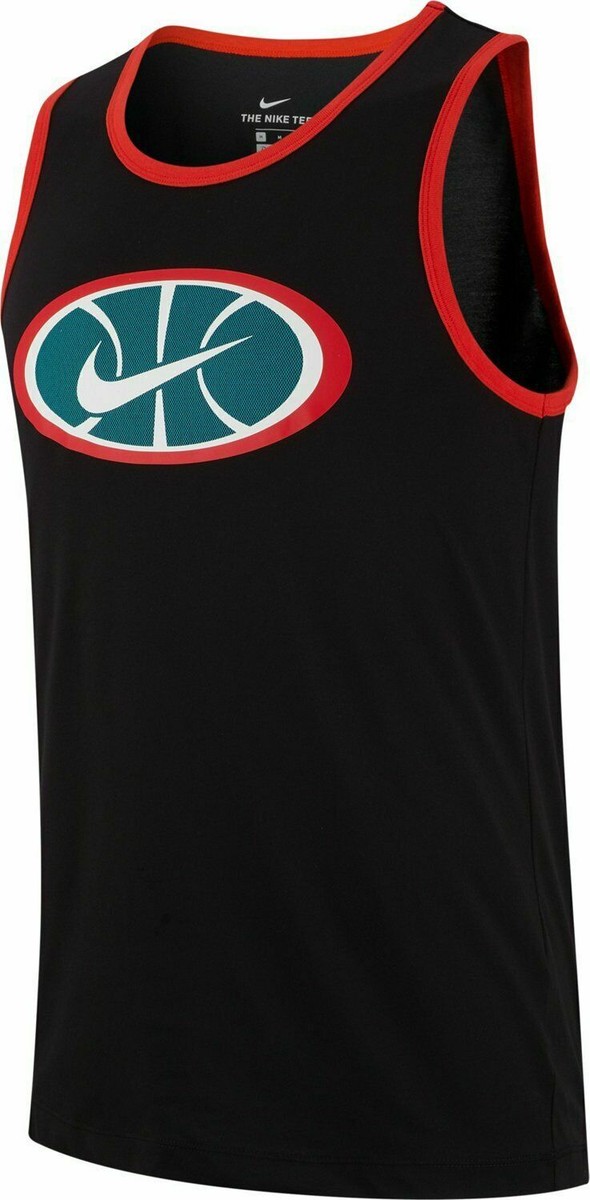 【NIKE】スタンダード イシュー バスケットボール クルー タンク Nike Dri-Fit Men's Basketball Tank Black Size M NEW with tag