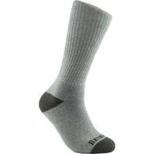 NEW Redback Boots Light Grey Crew Bamboo Viscose CREW Socks Mens Large 1 Pair 