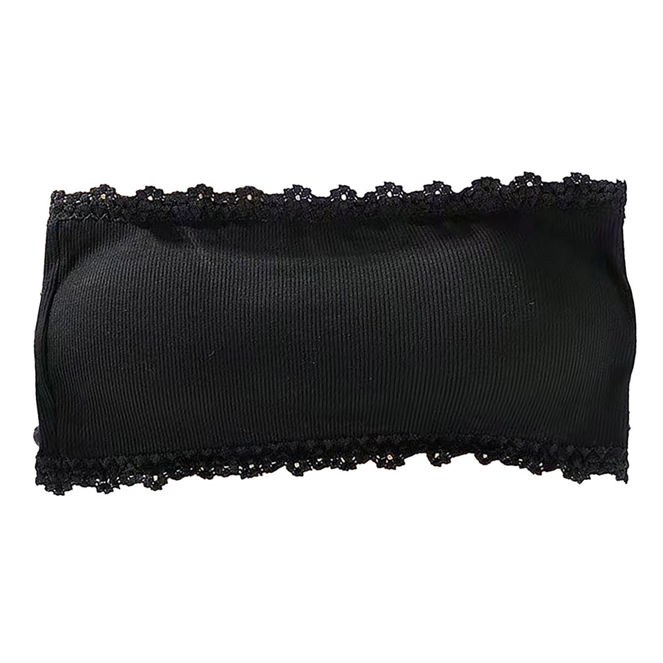 Strapless Bra Invisible Lace Push Up with Antislip Design Transparent