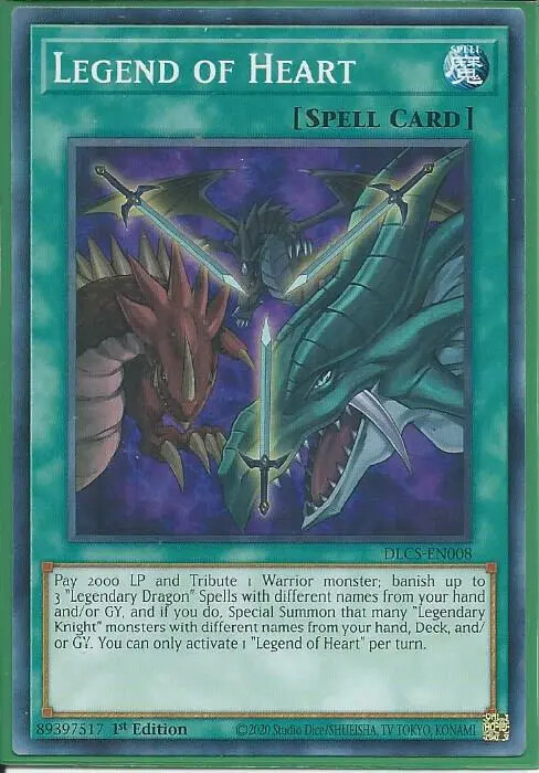 Yugioh - Legend of Heart - 1st Edition Card | eBay Yugioh - Legend of Heart - 1st Edition Card | eBay
