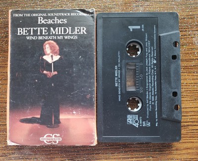 Bette Midler Beaches Wind Beneath My Wings Cassette Tape Single Ebay