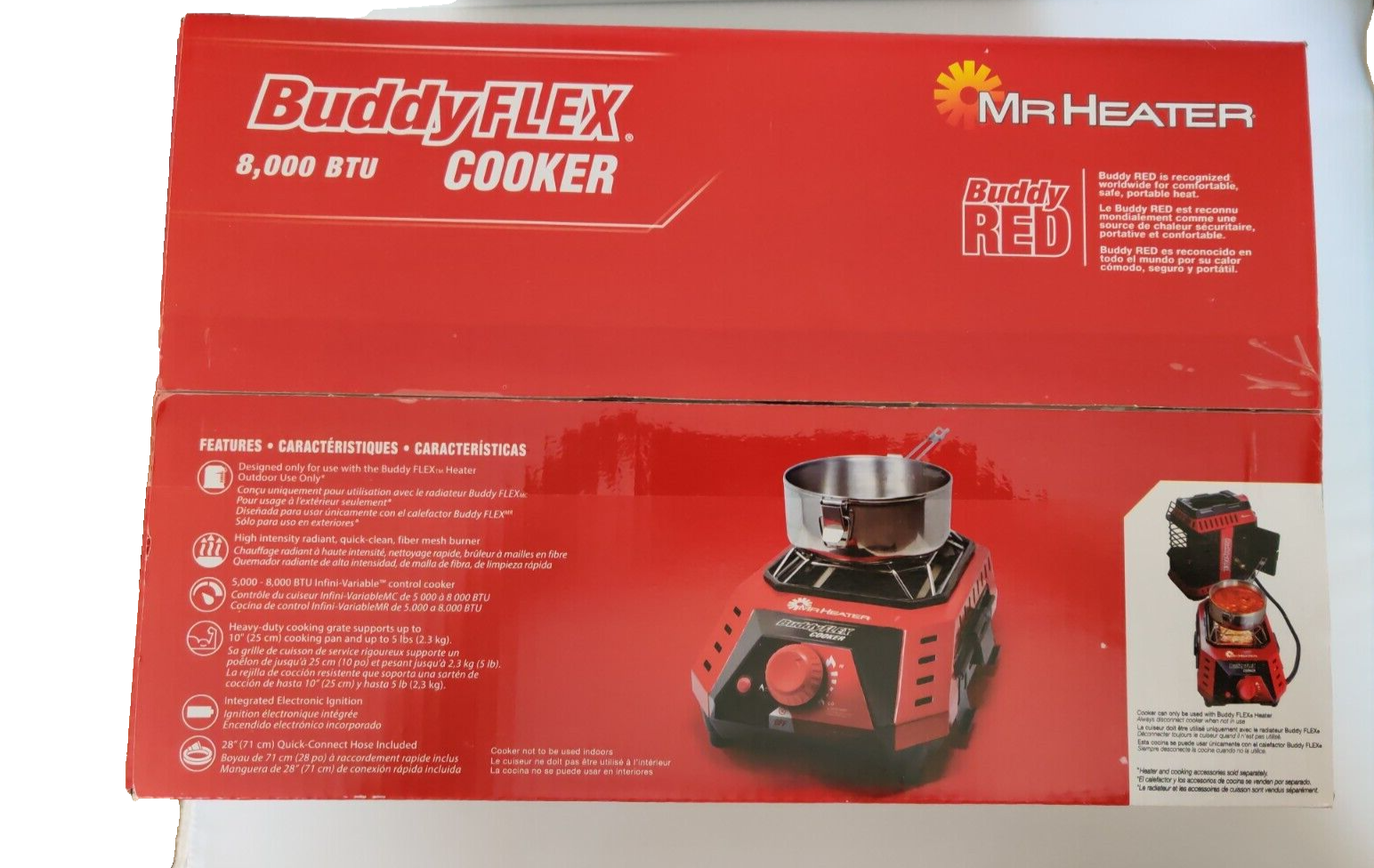 Mr. Heater F600500 Buddy FLEX Cooker Portable Stove eBay