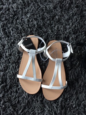 white sandals asda