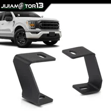 Fit For 15-23 Ford F150 & Raptor Upper Hood Ditch Cube LED Light Mount Brackets