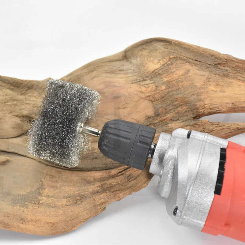 Cepillo de alambre de acero inoxidable Cepillo de rueda de limpieza Rotativo Pulido Óxido Herramientas - Imagen 3 de 4