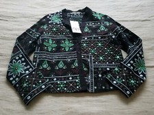NWT ZARA Boho Mirror Embellished Floral Embroidered Crop Jacket XS Extra Small