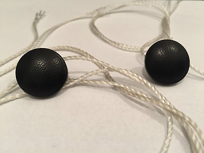 Eames Herman Miller Lounge Chair / Ottoman Buttons - 100% Authentic - Set of 2