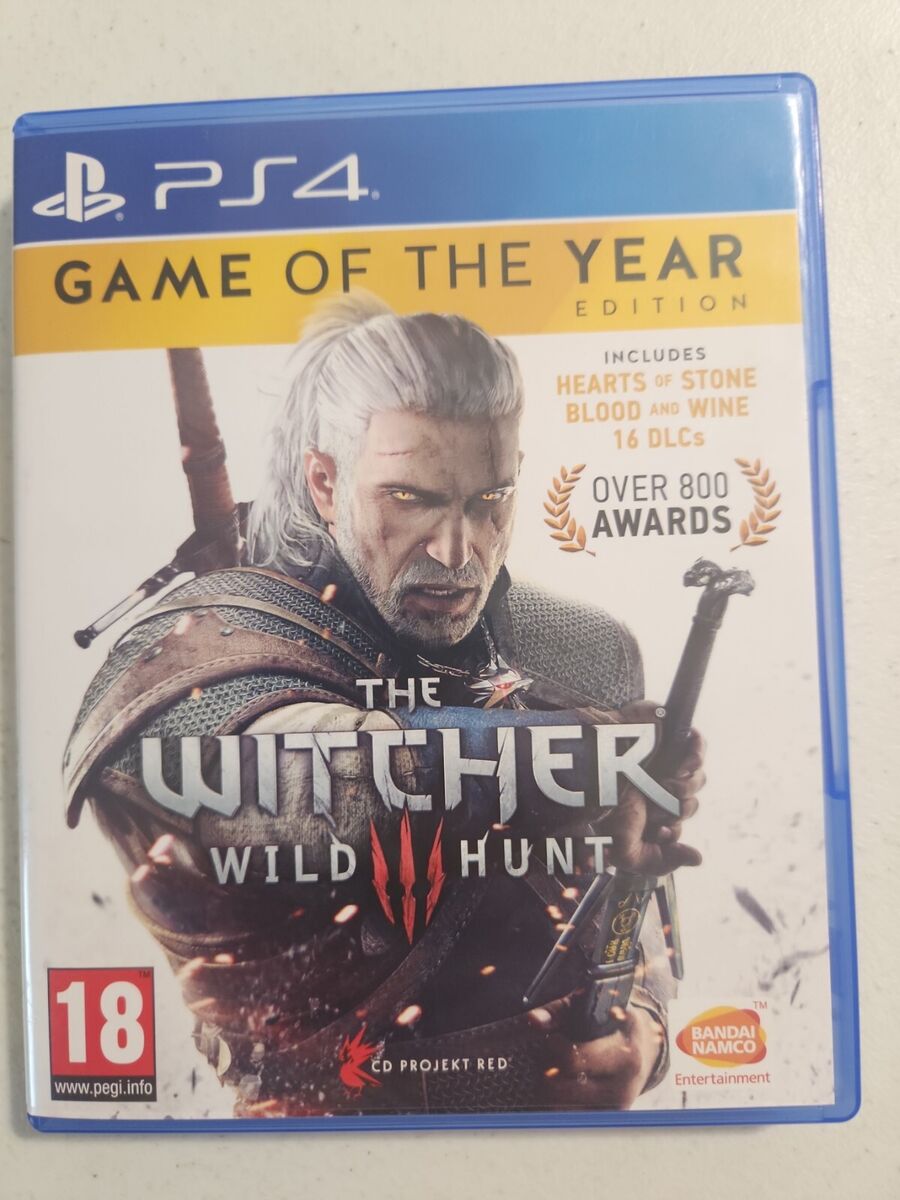 The Witcher Wild Hunt (Sony PlayStation 4, 2017) REGION 2