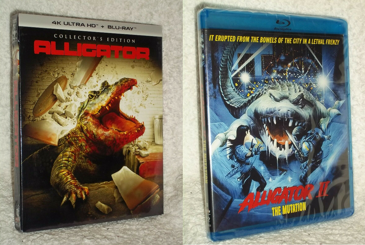 ALLIGATOR 2: THE MUTATION 2枚組限定版 Alligator & Alligator 2 The Mutation (Blu-ray, 2022 4-Disc) horror