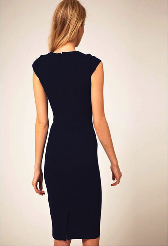 DS Women's Ladies Stylish Bodycon Business Cocktail Evening Party Dress - Picture 16 of 40
