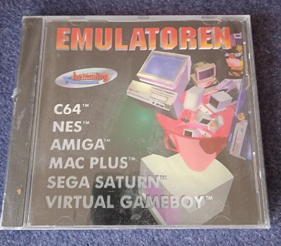 PC-Spiel: Emulatoren (c64, NES, Amiga, Sega uvm) für DOS in OVP (UVP 29,95 DM)