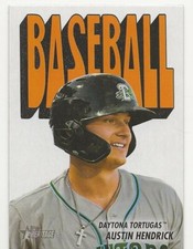 2021 Topps Heritage Minors AUSTIN HENDRICK 1972 Pack Cover Card Reds 72TPCC-18