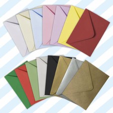 Gru&szlig;umschl&auml;ge C6 (A6) 114 x 162 mm 15 Farben - 100 g/m&sup2; gummiert wei&szlig;/farbig