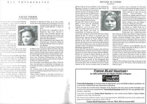 Le nozze di Figaro Mozart Opéra Théatre d' Avignon et pays du Vaucluse REF E27H - Picture 7 of 12