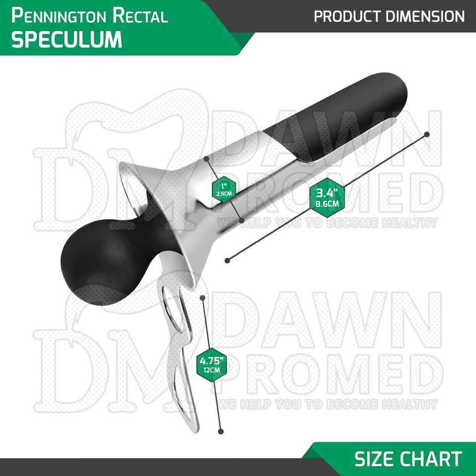 Pennington Rectal Speculum 3 3/8