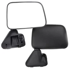 LH+RH Pair Manual Side View Mirrors For 1987-1989 Toyota Pickup 4Runner w/Vent