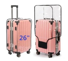 Clear PVC Suitcase Cover Protectors Thicken Luggage Cover Protector Full 26"