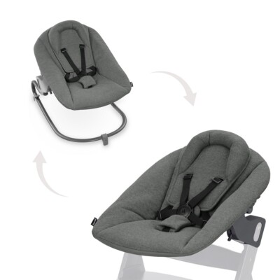 Hauck Alpha Bouncer Premium Dark Grey Babywippe TOP