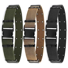 Tactical Belt 2" Police Duty Belt Law Enforcement Security Nylon Belt Keepers